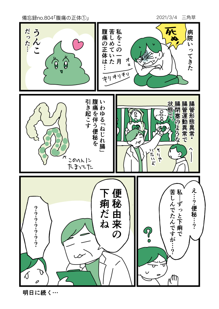 腹痛の正体 三角翠の備忘録